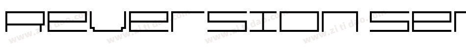 Reversion SemiBold字体转换